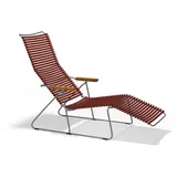Houe CLICK Sunlounger Outdoor paprika