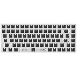 Sharkoon SKILLER SGK50 S3 Barebone Gaming Tastatur - komplett personalisierbare Gaming Tastatur im 75% Layout, Hot-Swap, RGB-Beleuchtung, QWERTZ-Layou