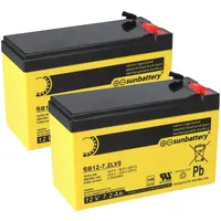 Sun Battery Ersatzakku für Brandmeldezentrale ABB BZK4E 2 x