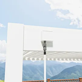 pergoline Pergola 3,6 x 7,2 m Weiß