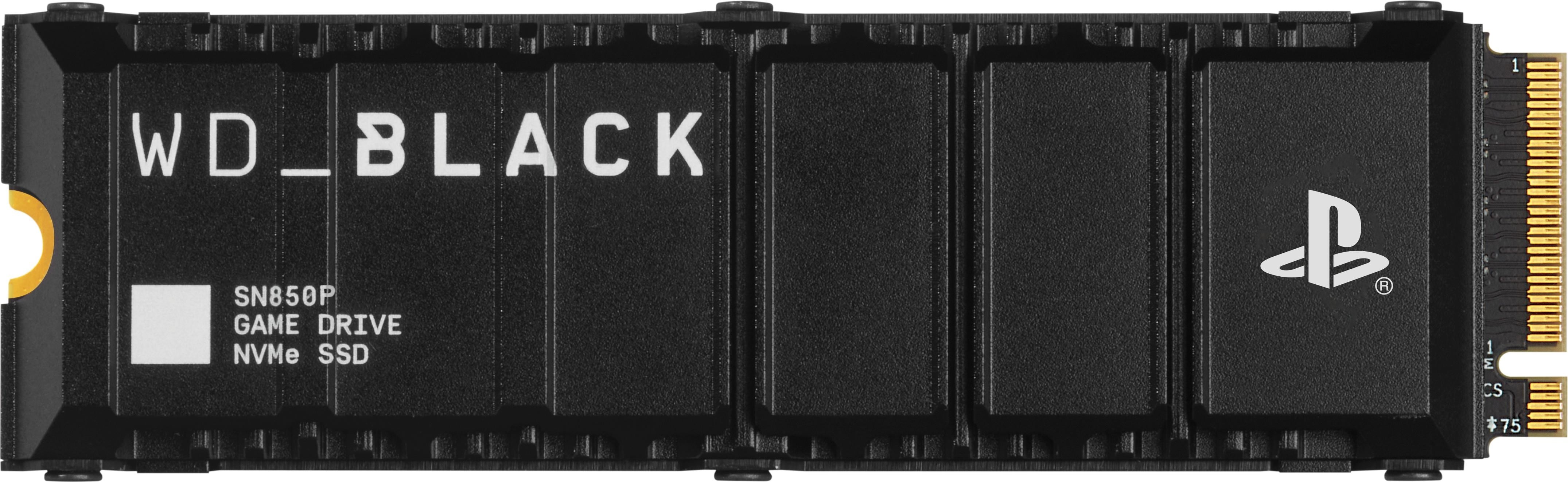 WD Black SN850P mit Heatsink für PS5 (4000 GB, M.2 2280), SSD