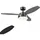 Westinghouse Alloy 105 cm Deckenventilator schwarz mit Licht