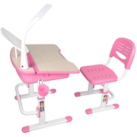 Vipack Kinderschreibtisch Comfortline inkl. Stuhl rosa/weiß