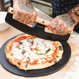 GOZNEY Pizza Servierteller & Schneidebrett, 18" für Pizzen bis ca. Ø 45cm