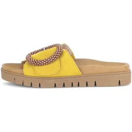 Gabor Damen, Gr. 44 gelb Schuhe Pantolette