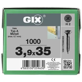 SPAX GIX-A Schnellbauschrauben 3,9 x 35 mm 1000 Stück
