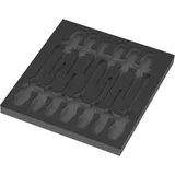 WERA 05137314001 9814 Schaumstoffeinlage Der Schraubmeißel Schraubendreher Set 1, ohne Werkzeug, 344 x 30 x 392 x 30mm