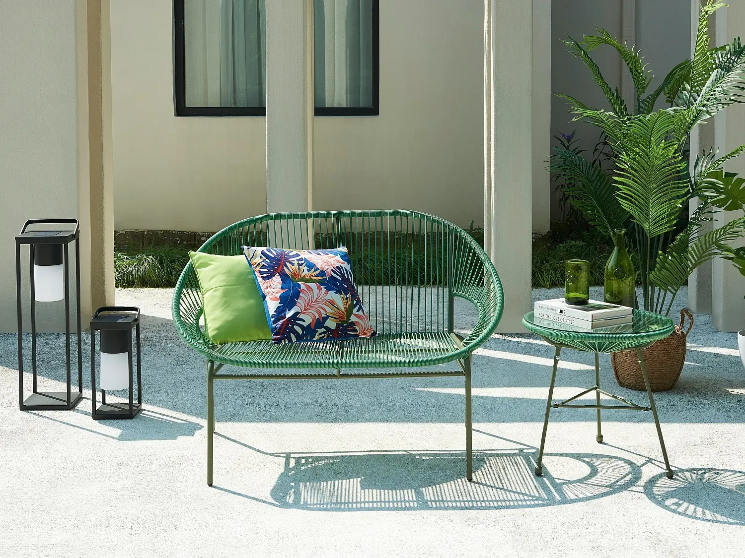 Gartenbank - Polyrattan - Kaki - ALIOS III von MYLIA
