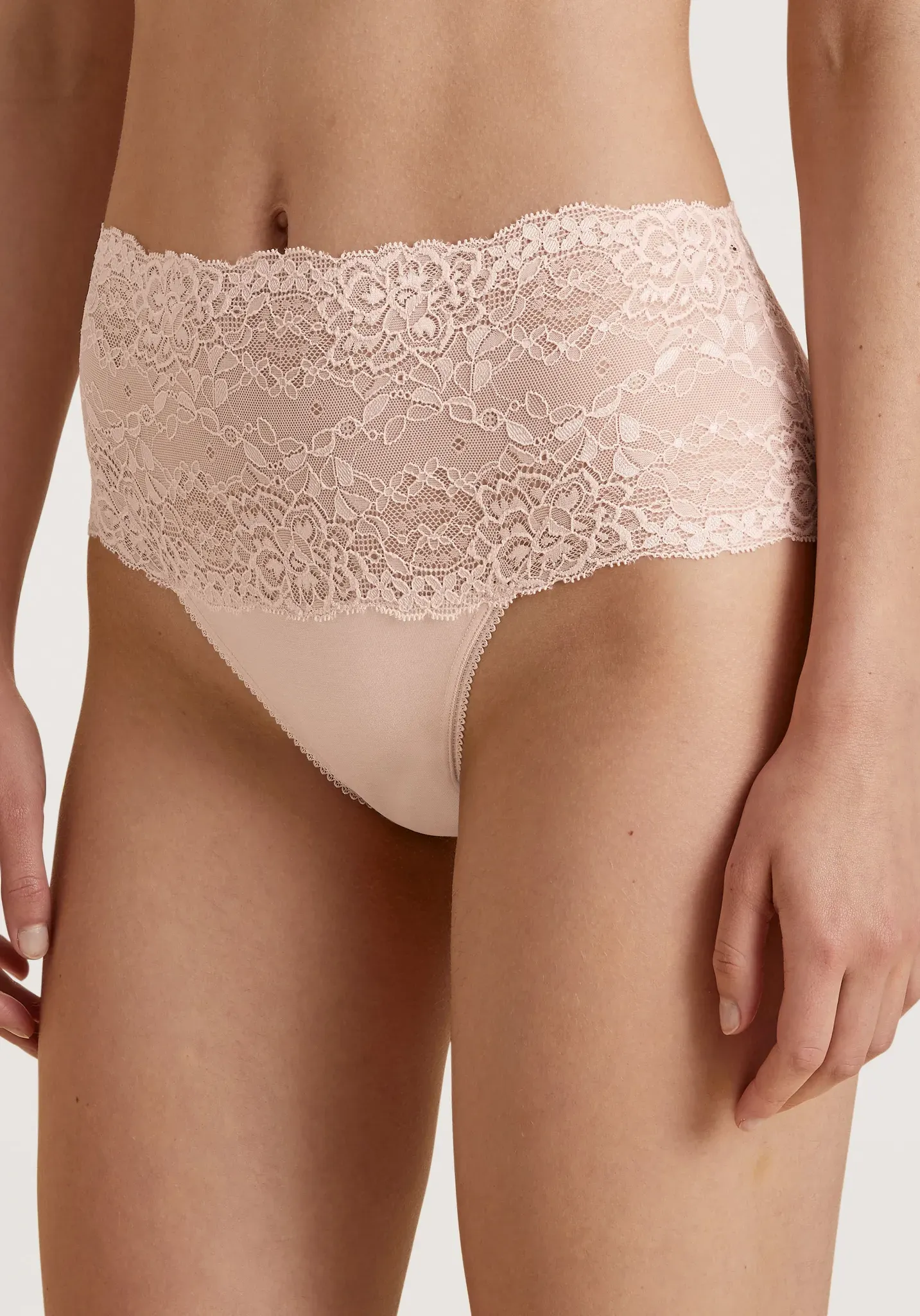 CALIDA Slip »Sensual Secrets«, mit breitem, transparentem Spitzenbund CALIDA rosa L (48/50)