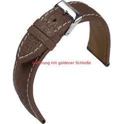 Eulit Wasserbüffel-Leder Wasserbüffel 22mm" E57650622281" - tabak