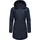 Ragwear Damen, Wintermantel Warmer Parka lang wasserdicht mit Abnehmbarer Kapuze Dakkota Navy Gr. M - M