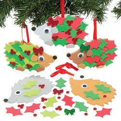 Weihnachtsdeko Igel (pro Set 5) Bastelaktivitäten zu Weihnachten