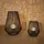 esotec Solarleuchte Windlichter ILONA 2er-Set POLY-RATTAN METALL-GEHÄUSE 102209