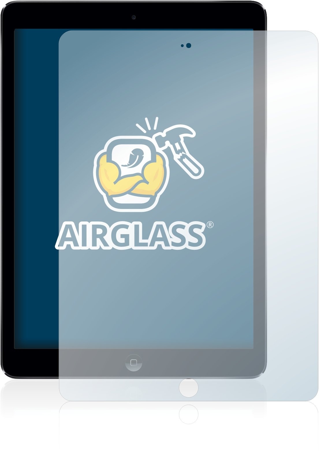 BROTECT Panzerglasfolie für Apple iPad Air 2013 Schutzglas Schutzfolie [Extrem Kratzfest 9H, Anti-Fingerprint, Ultra-Transparent]