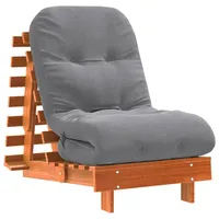 vidaXL Futon Schlafsofa mit Matratze Braun