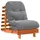 vidaXL Futon Schlafsofa mit Matratze Braun