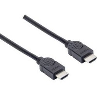 Manhattan HDMI Anschlusskabel HDMI-A Stecker, HDMI-A Stecker 1.50m Schwarz