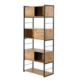 CaliCosy Bücherregal Holzwerkstoff 40 x 196,5 cm braun