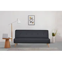INOSIGN Schlafsofa »ARBON,183cm, klappbarer 3-Sitzer mit verstellbarer Rückenlehne und«,