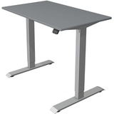 Kerkmann Move 1 elektrisch höhenverstellbarer Sitz-Steh-Schreibtisch 100x60cm graphit/silber (2263)