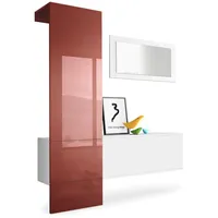 Vladon Carlton Paneel Garderobe 156x193x35 cm rot