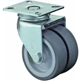 BS Rollen Doppelrolle mit Platte Gleitlager