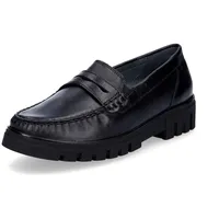 WALDLÄUFER Damen Leder Loafer Serena schwarz 7,5