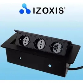 izoxis in der Arbeitsplatte Versteckte Steckdose - Dreifach Izoxis 21659
