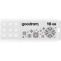 Goodram Pendrive UME2 64GB USB 2.0 Winter (64 GB, USB A), USB Stick, Mehrfarbig