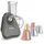 Moulinex Fresh Express Elektrische Gemüsereibe 5-in-1 1-tlg. Grau
