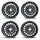 Alcar 8390 schwarz/silber 6.0Jx15 4x100 ET49