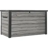 Keter Ontario Auflagenbox Kissenbox Holzoptik Wasserdicht 870L Gasdruckstütze