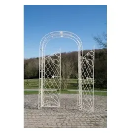 CLP Rosenbogen Melissa 120 x 220 x 40 cm Antik-Creme