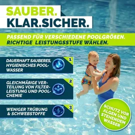 tillvex Filterpumpe Pool 8.500 l/h 450 W