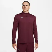 Nike Element Flash Dri-FIT 1/2-Zip Laufshirt Herren 681 night maroon/reflective silv M