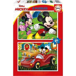 Educa Mickey Mouse Funhouse 2x20 Teile Puzzle (40 -Teile)