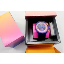 Swatch Unisexuhr 2411 SWATCH NEON PARTY TO THE MAX SB06N102 - blau