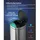 Songmics Mülleimer 50,0 l silber