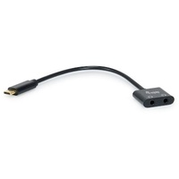 Equip 133469 USB C auf Dual 3,5 mm Kopfhörer DAC Adapter