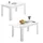 Dmora Midland 140/190 x 77 x 90 cm weiß