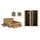 xonox.home Schlafzimmer CANU, Set basaltgrau Artisan Nachbildung - Basaltgrau