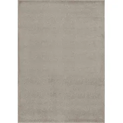 Carpetsale24 Teppich 120x170 cm Beige, Kurzflor, Einfarbig, Modern, Rechteckig, Pflegeleicht, Teppichboden für Wohnzimmer, Schlafzimmer, Essbereich