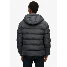 Superdry Hooded Sports Puffer Jacket Ebony S