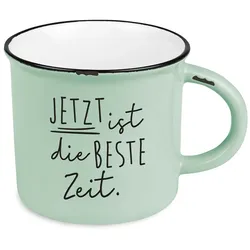GRAFiK WERKSTATT Becher Vintage Jetzt ist die beste Zeit