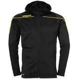 Uhlsport Stream 22 Track Hood Jacke schwarz/limonengelb 164