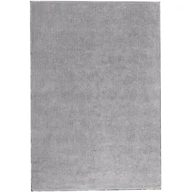 Beliani Shaggy-teppich DEMRE hellgrau 140 x 200 cm