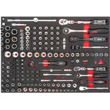 VIGOR Steckschlüssel-Werkzeug-Satz V6821 Anzahl Werkzeuge: 165