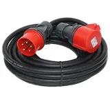 CEE Starkstromkabel 50m 16A CEE-Verlängerung Verlängerungskabel H07RN-F 5x2,5mm2 - ABL