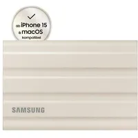 Samsung T7 Shield 2TB - Beige für PC/Mac