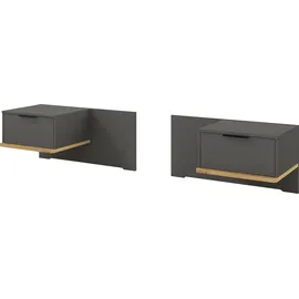 Musterring Nachtschrank Isabelle 90 x 47 x 43 cm Grau